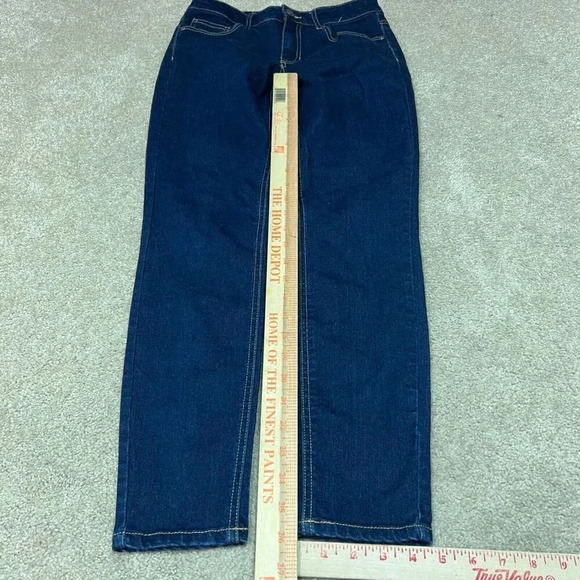 Harper Jeans Blue Mid Rise Skinny Women's Size 26 Pockets - Picture 4 of 13